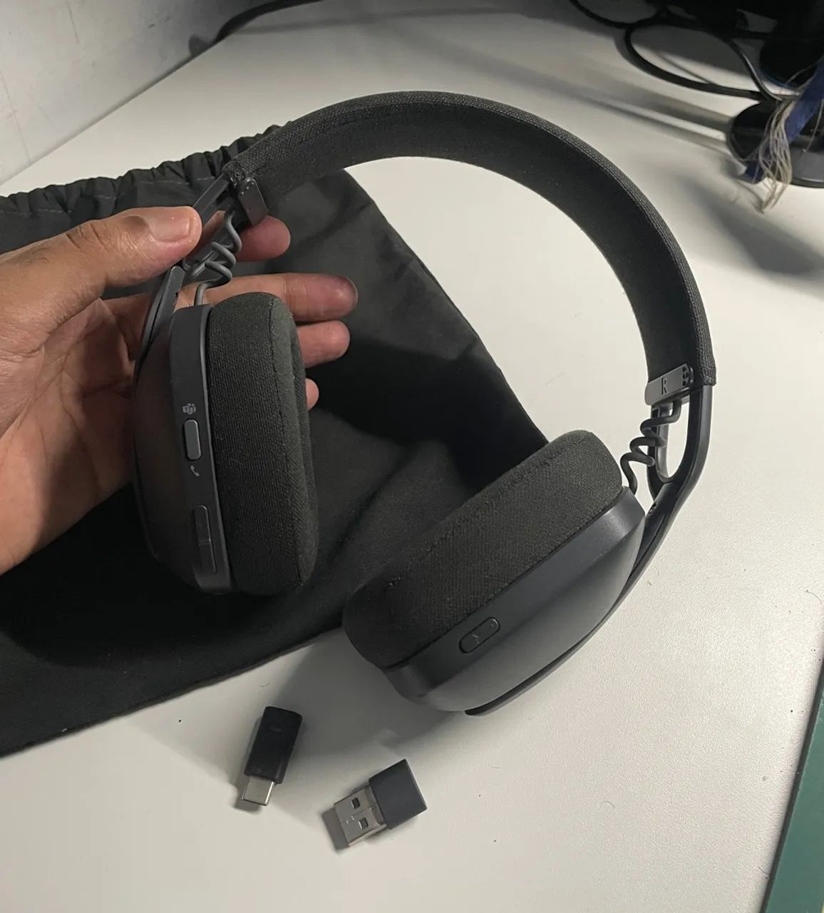Headset Logitech Zone Vibe 100 Wireless e Bluetooth - Foto 2