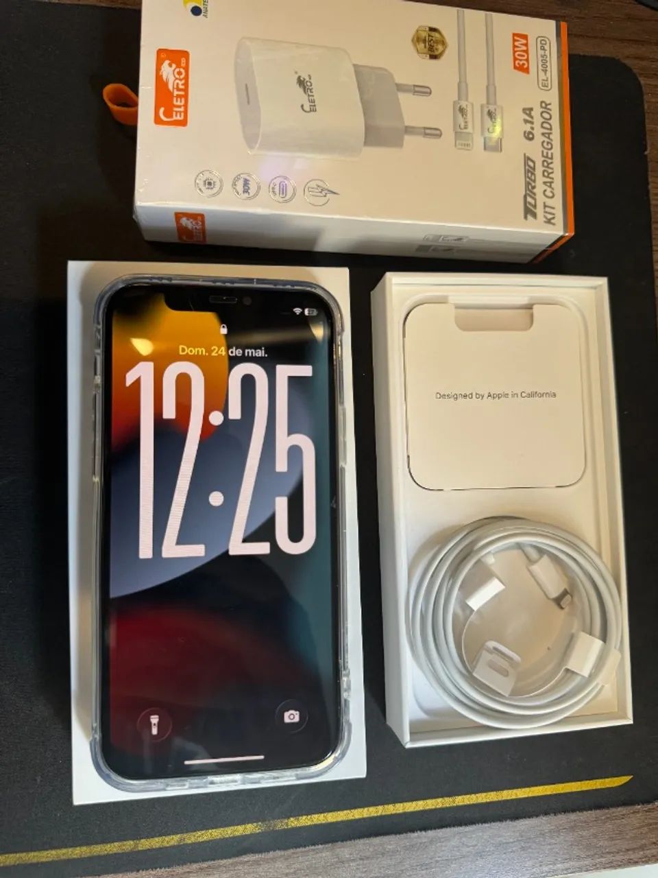 iPhone 12 64GB Preto - Único Dono / Nunca Aberto - Celulares e