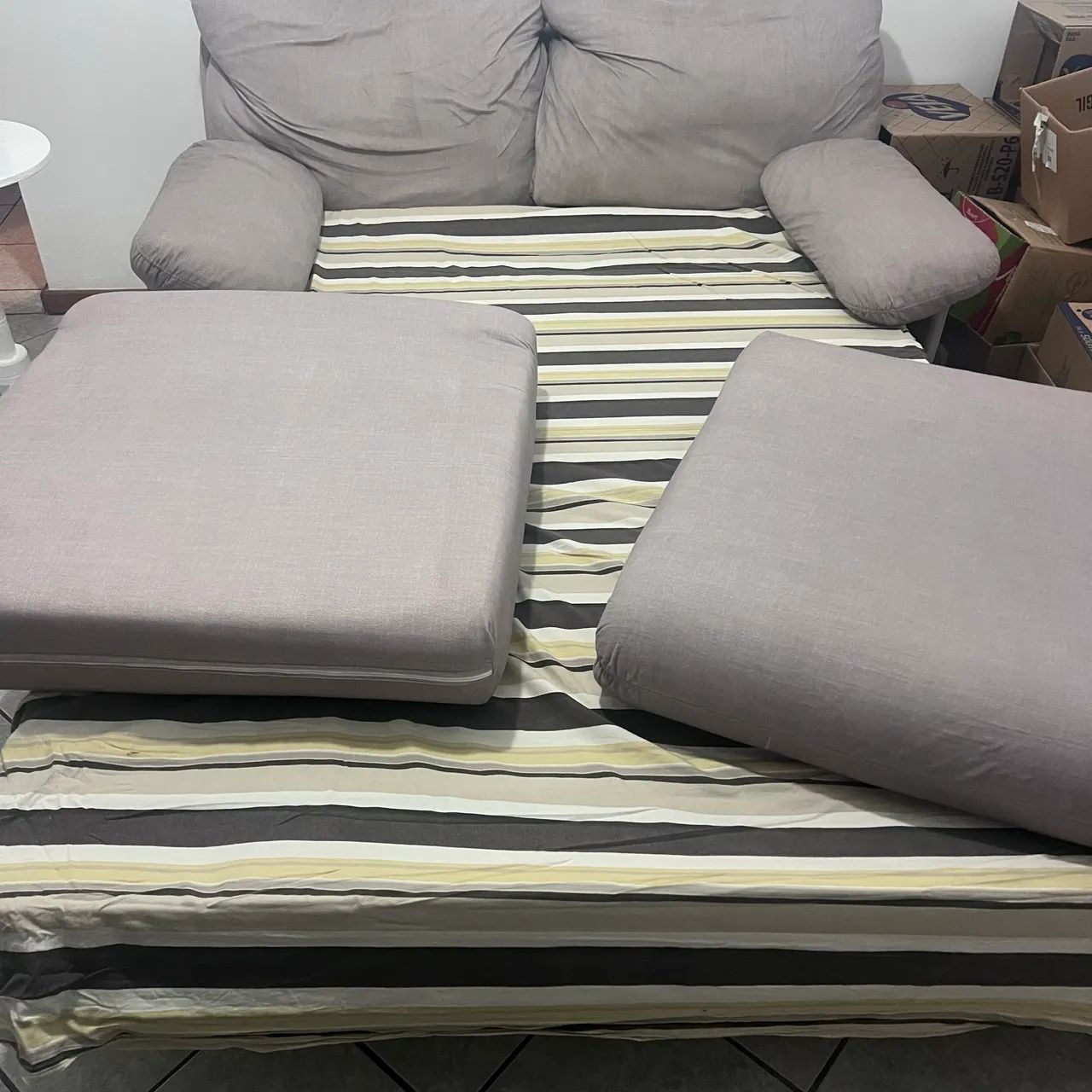sofá cama usado ótimo para apto de aluguel  - Foto 3