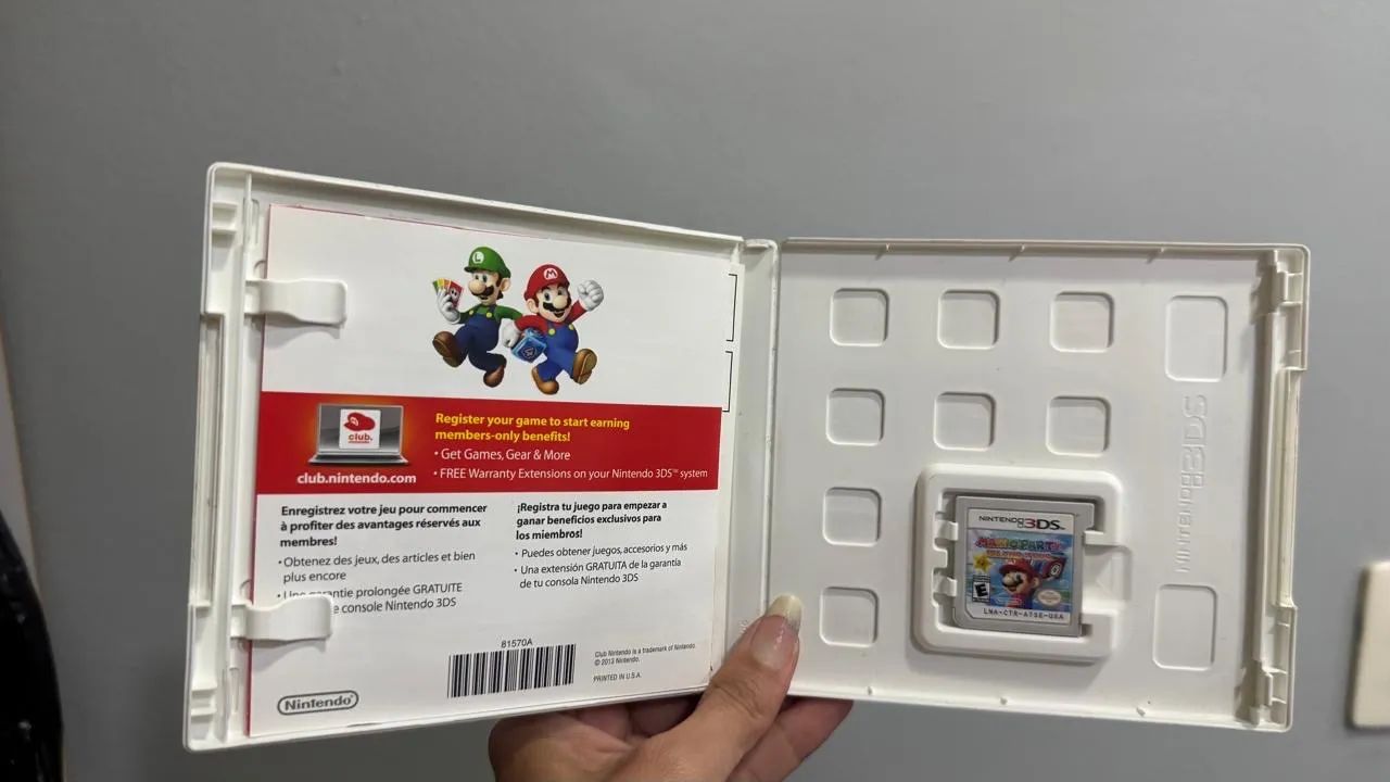 Mario Party 3Ds com luva - Foto 3