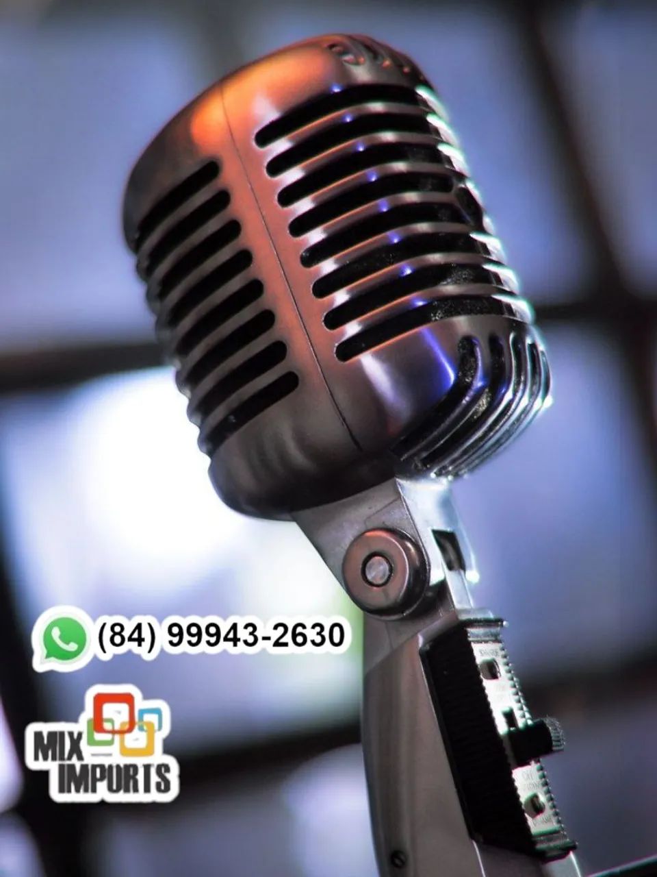 Microfone Shure Vintage 55Sh II Profissional (novo) - Microfones e