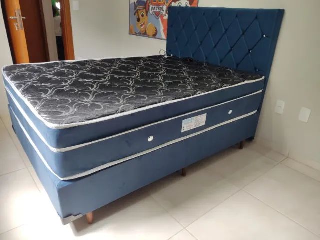 Cama com Preço Direto de Fábrica + Base box e Cabeceira de Brinde - Foto 3