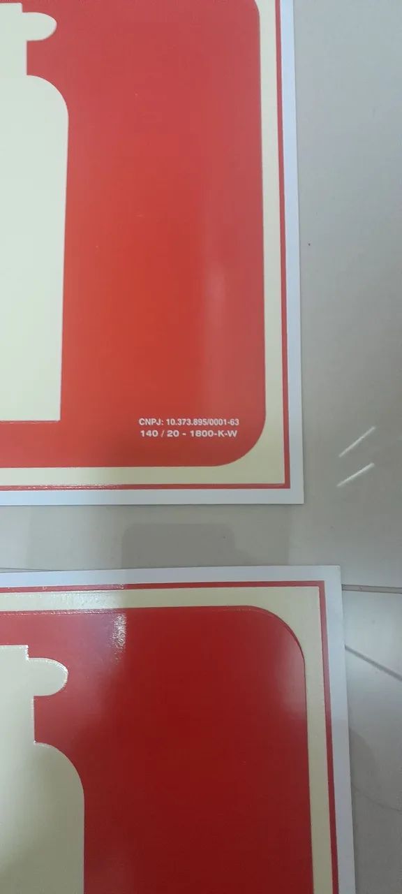 Placas de sinalização de Extintor  - Foto 3