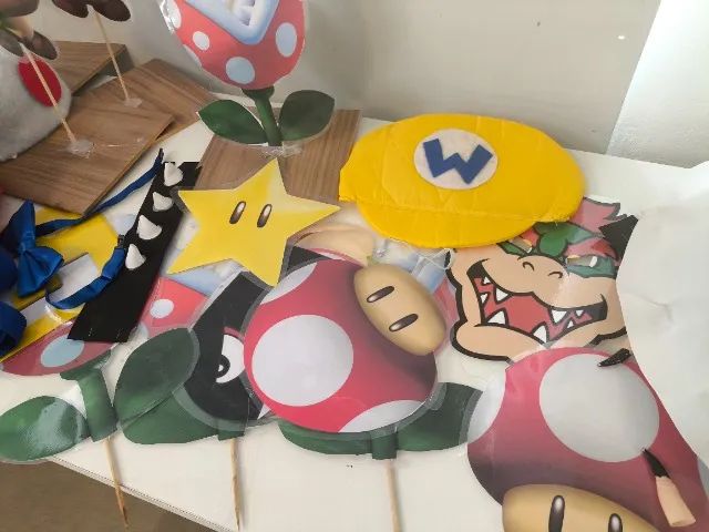 Fantasias e decoração do mario - Foto 2