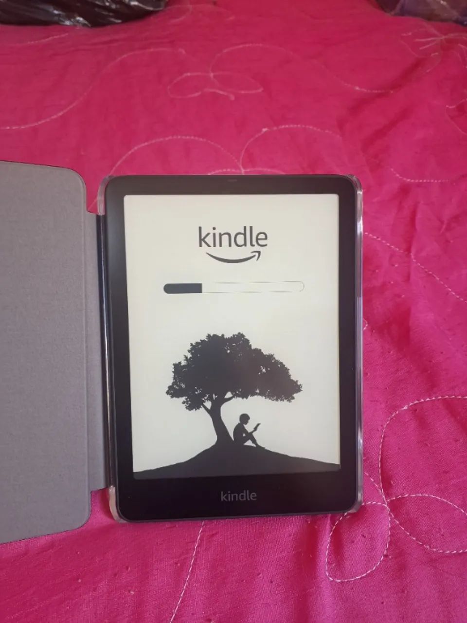 Kindle paperwhite signature  32gb + capa Kindle de tecido com verso transparente  - Foto 2