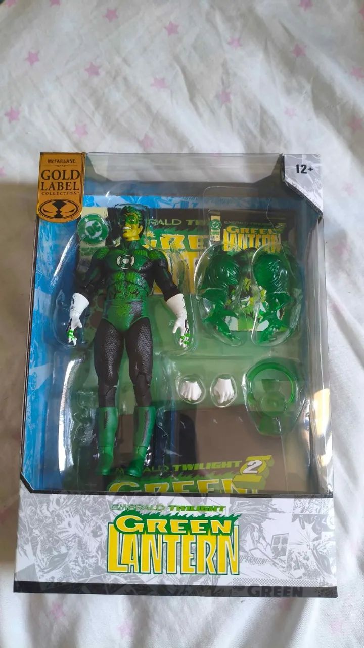 Original McFARLANE DC Gold Label Lanterna Verde Hal Jordan (Emerald Twilight)