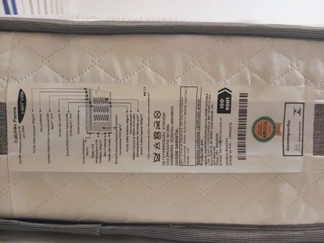 Cama box baú com Colchão solteiro Simons - Parma - Foto 3