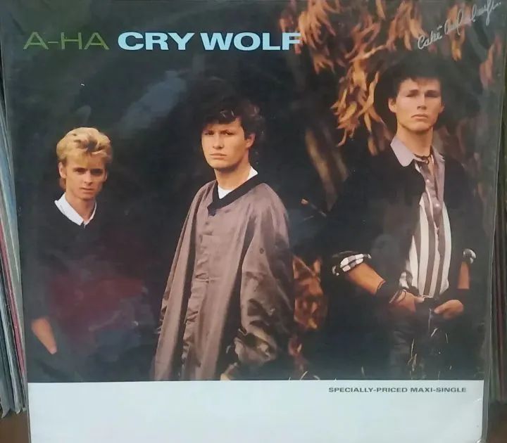 Lp A-Ha - Cry wolf - 12" USA