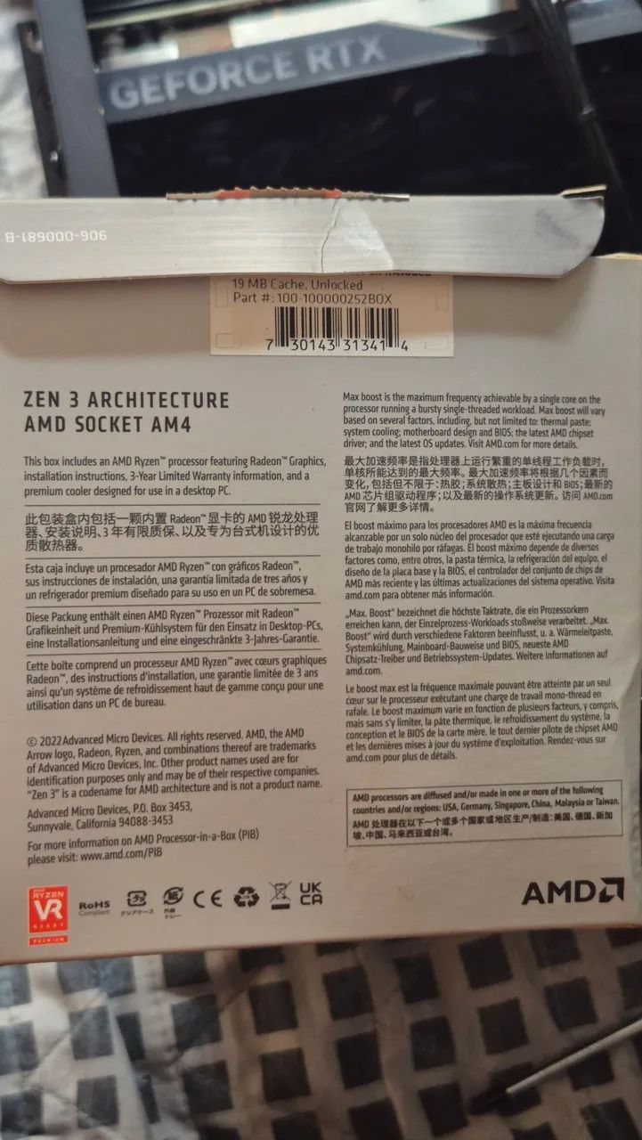 Processador Ryzen 5 5600g (com cooler) - Foto 2