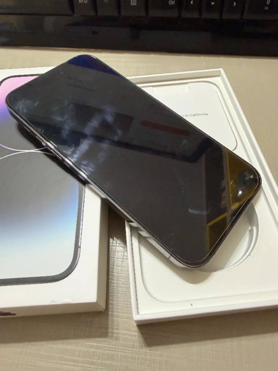 iPhone 14 Pro Max 512Gb Roxo impecável com caixa - Foto 3
