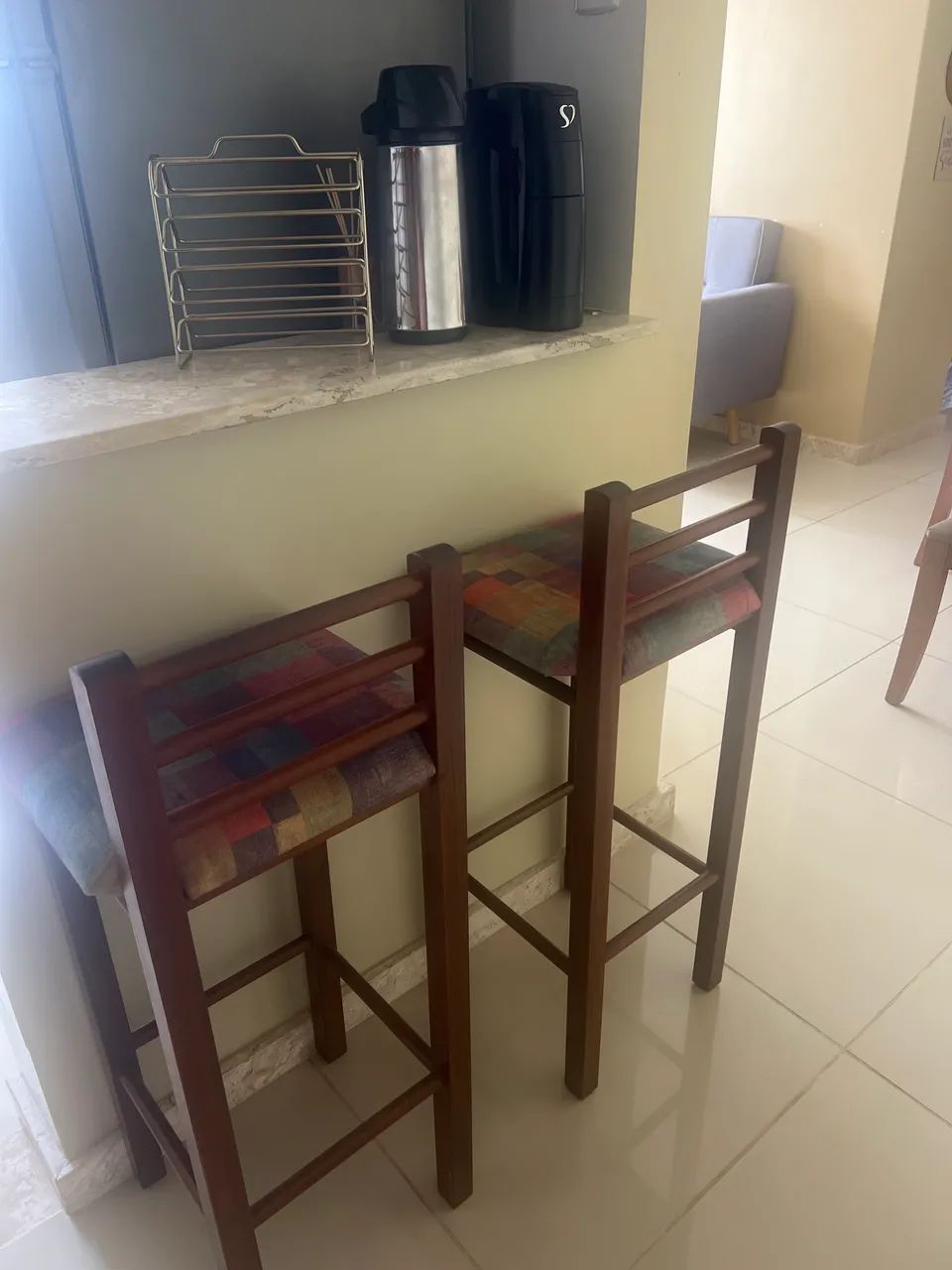 Kit 2 banquetas altas 