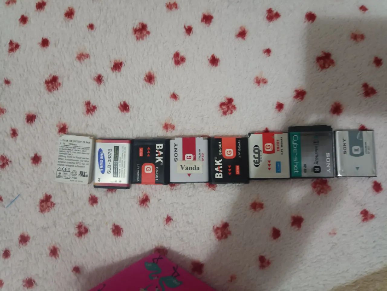 Baterias para câmeras fotográficas 