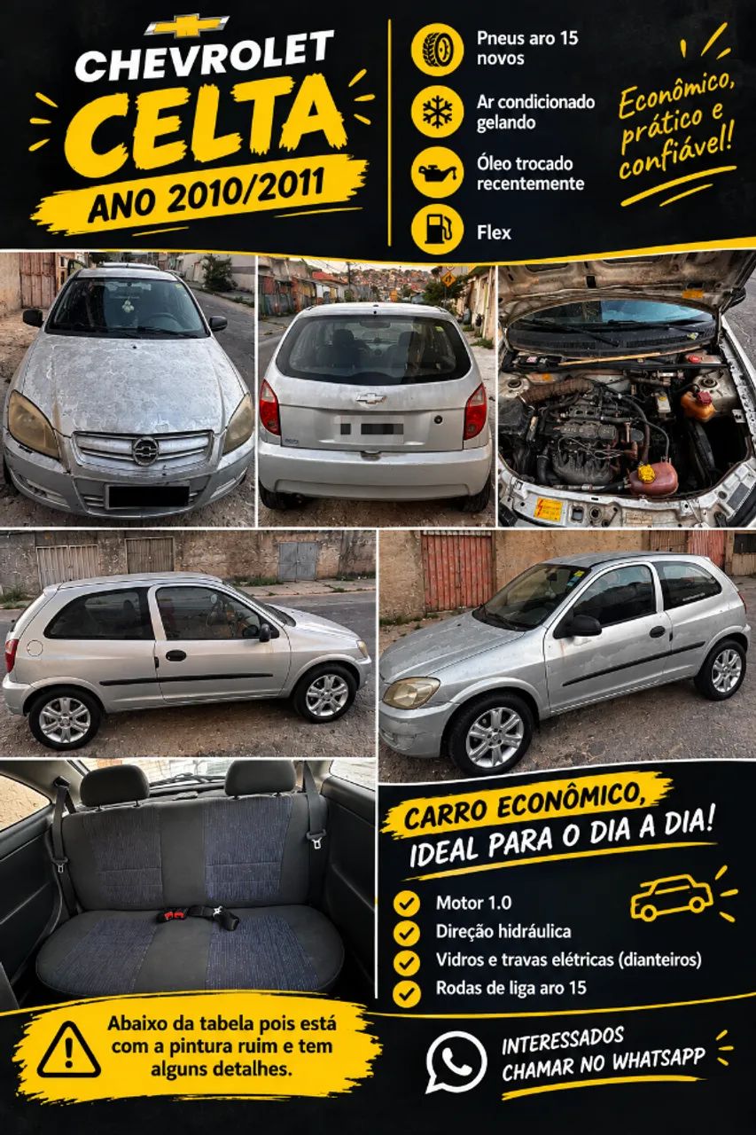 Chevrolet Celta Celta Life/ LS 1.0 MPFI 8V FlexPower 3p 2011