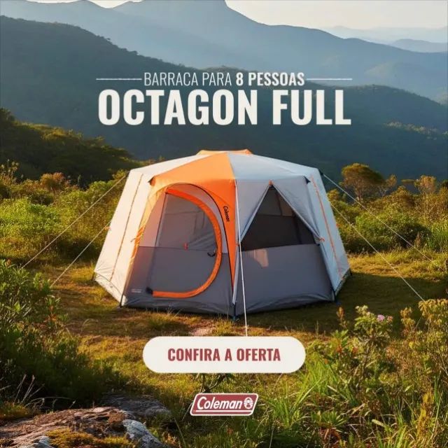 Barraca Octagon Full 8 Pessoas Coleman