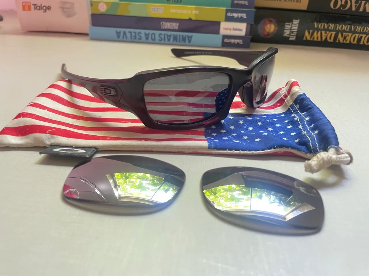 2 oculos oakley originais, gibston e five squared - Foto 3