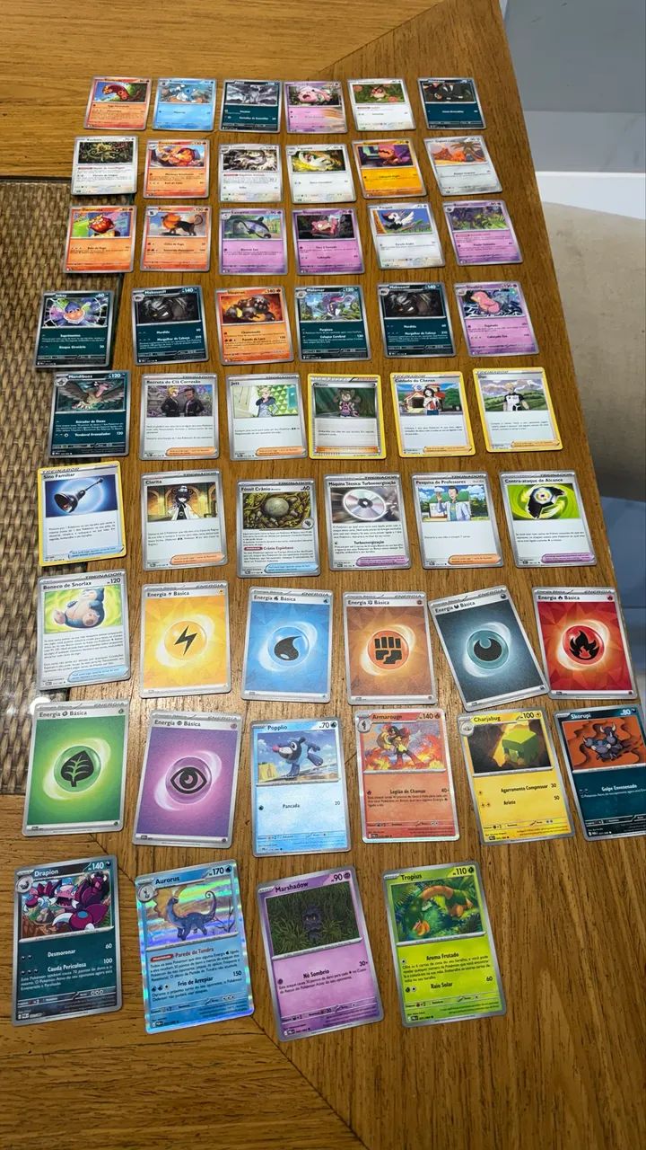 100 cartinhas Pokémon originais
