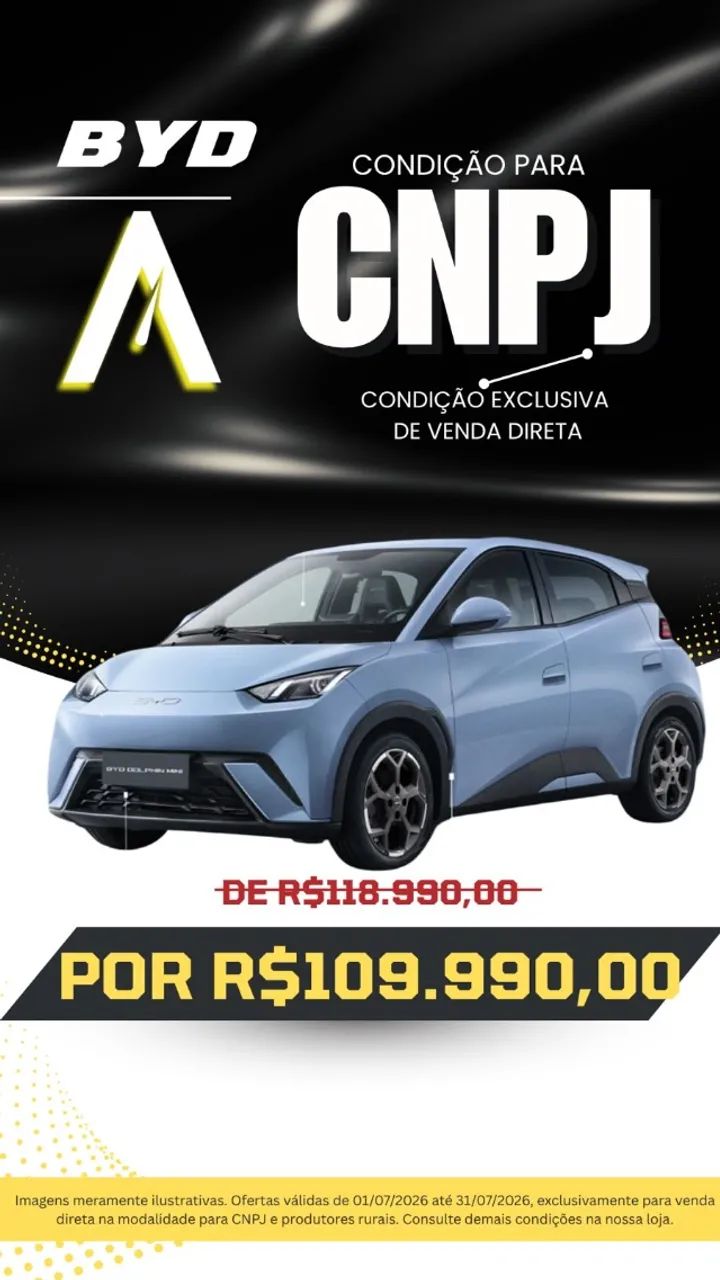 BYD Dolphin Mini (Elétrico) 2027
