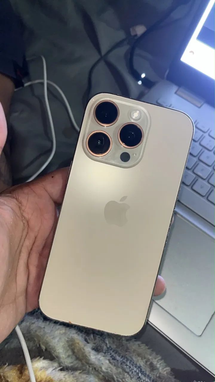 iphone 16 pro prata - 128gb  - Foto 2