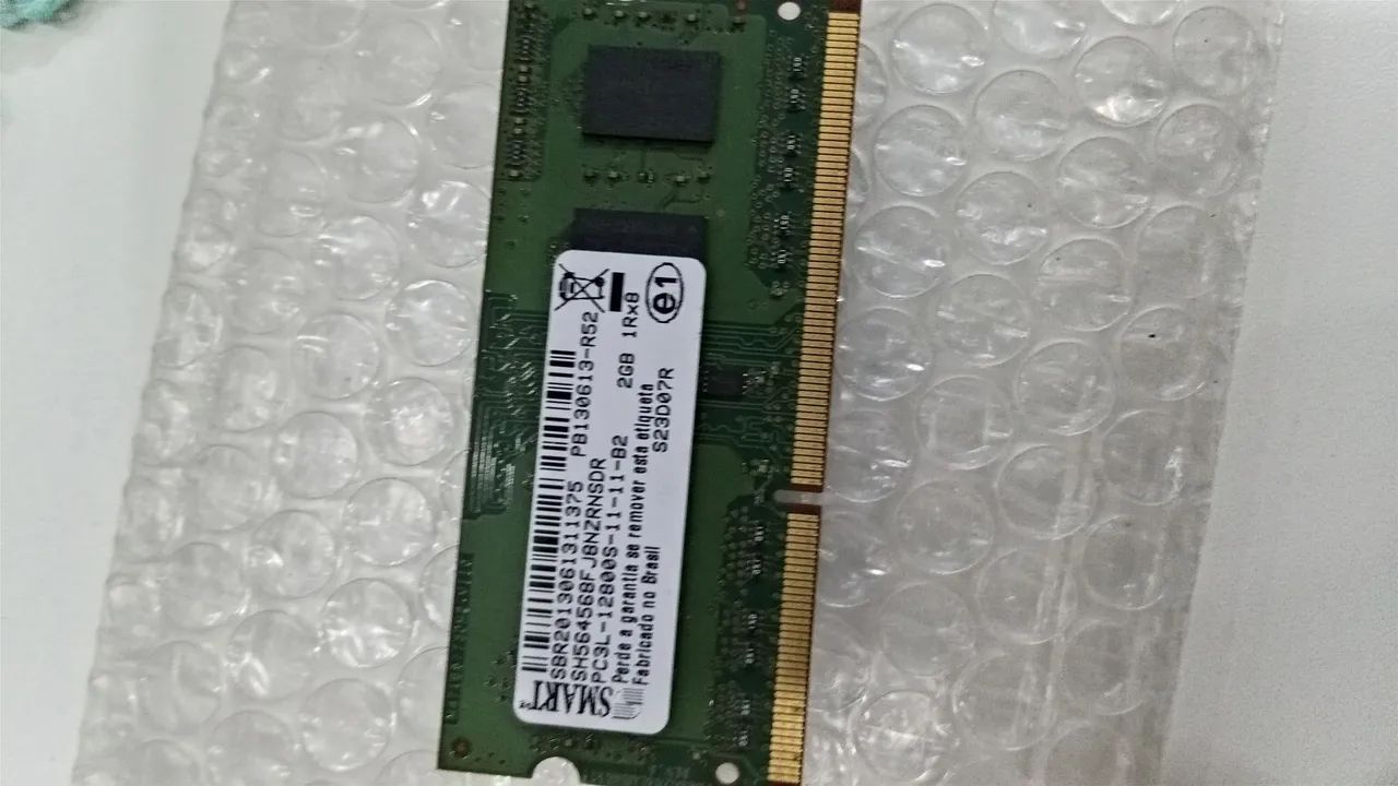 Memória 2g notebook 