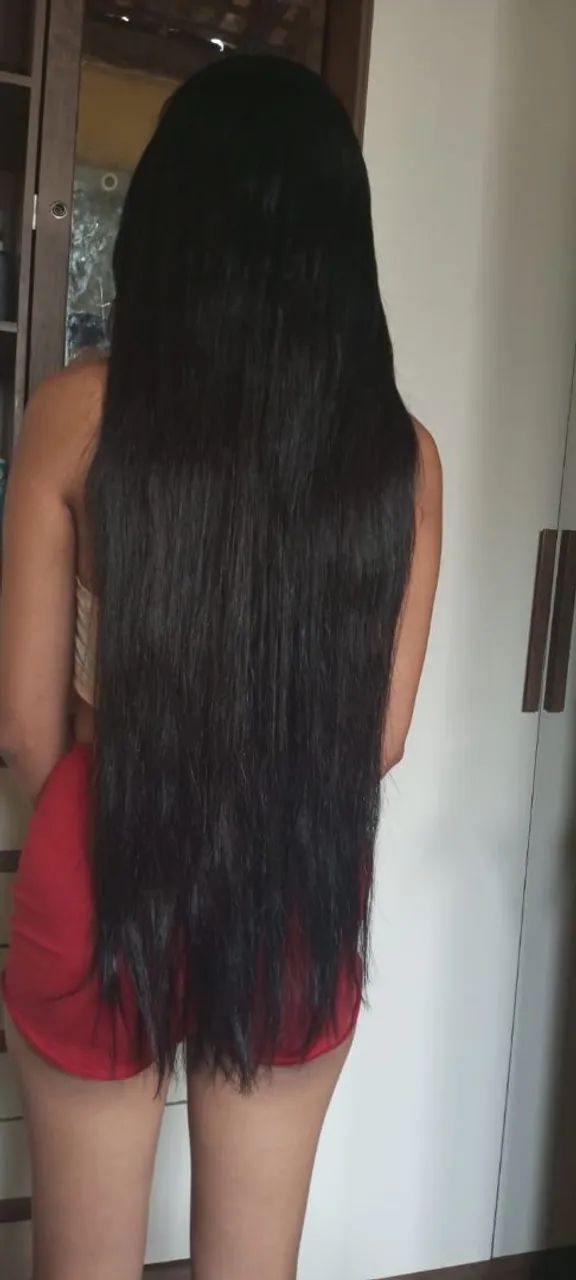 Cabelo humano longo 