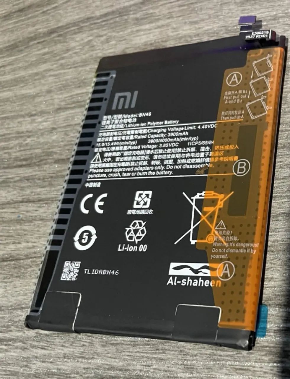 Bateria para celular Compatível Xiaomi Redmi Note 8 / Note 8T / Redmi 7 - 4000mAh - Foto 2