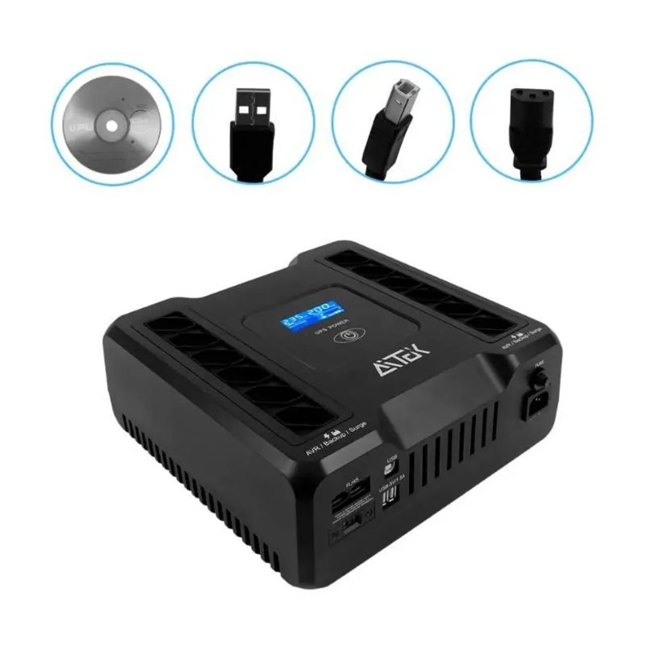 Nobreak 850va Ups Bivolt Automático Saída Usb E Rj45 480w - Foto 3