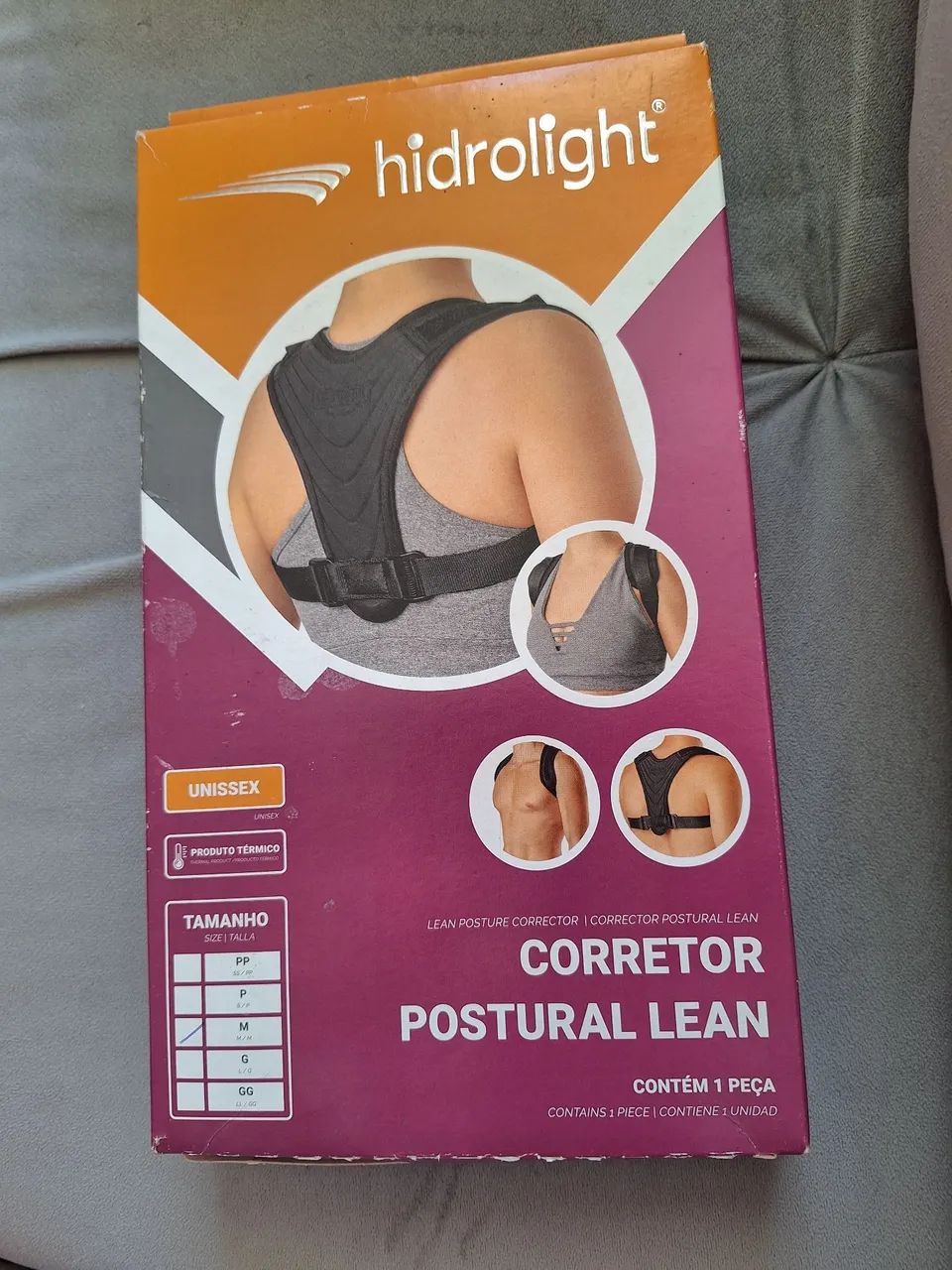 Corretor Postural Lean Hidrolight