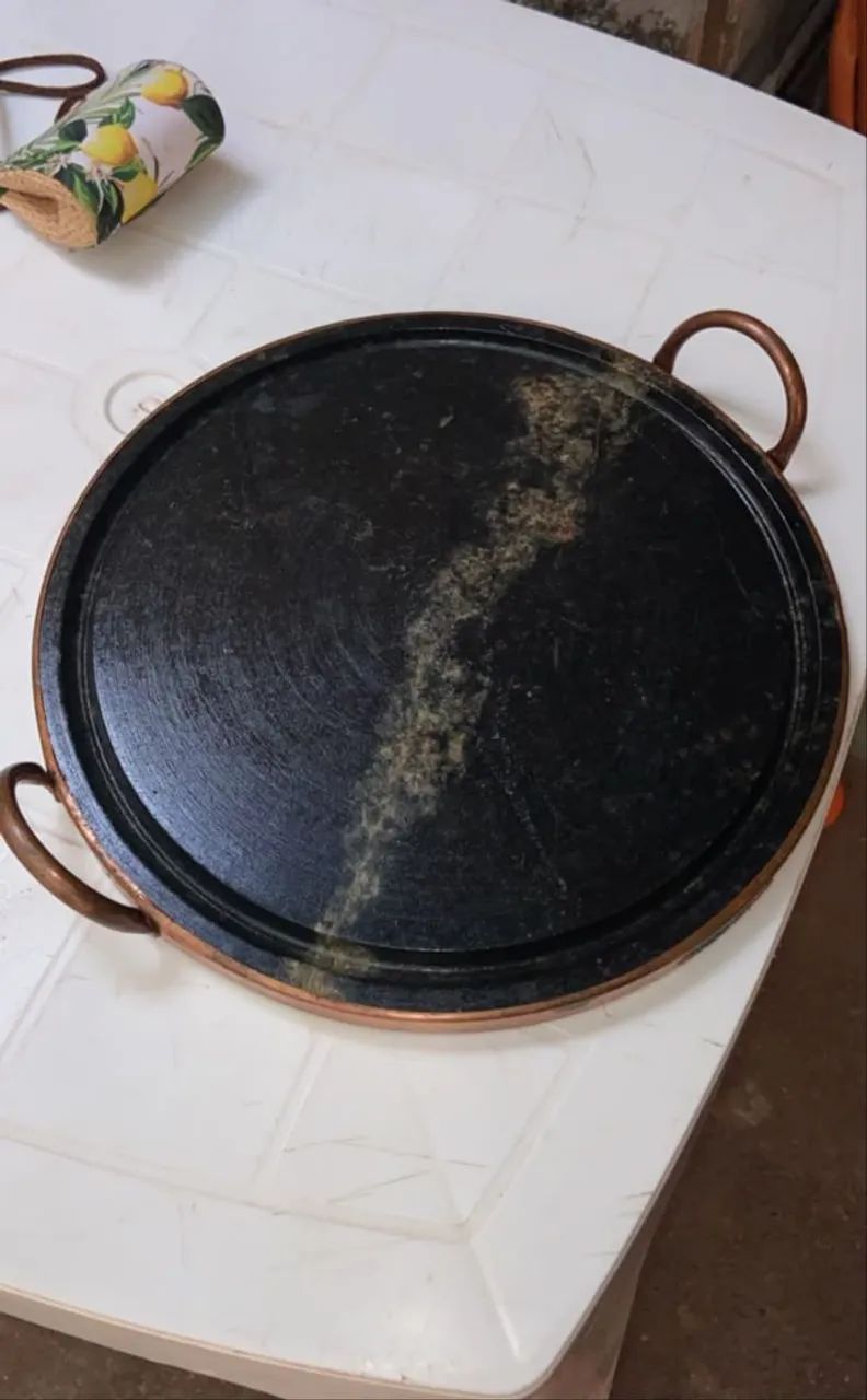 Grelha chapa de pedra sabão 