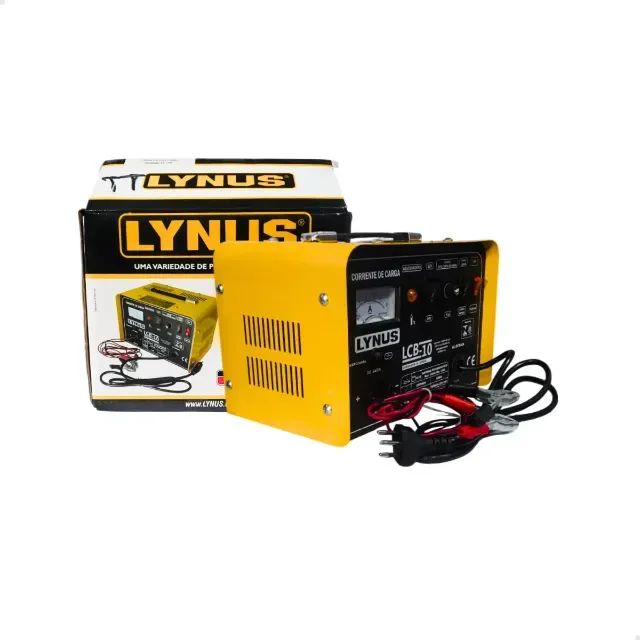 Carregador Portátil de Baterias 10A 12/24V LCB-10 220V LYNUS - Foto 4