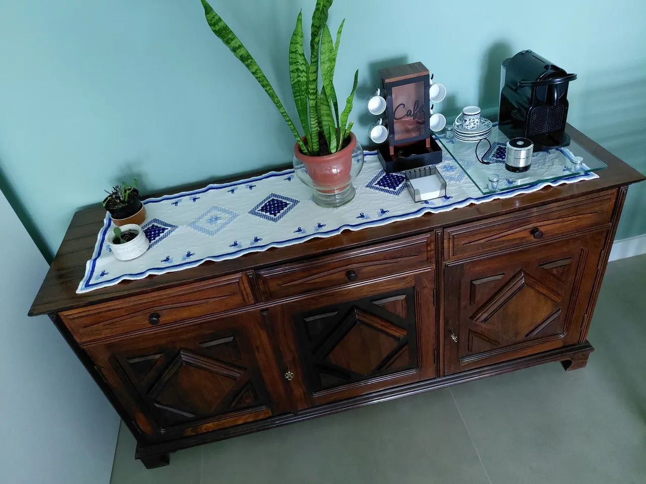 Arca/ buffet madeira nobre  - Foto 4