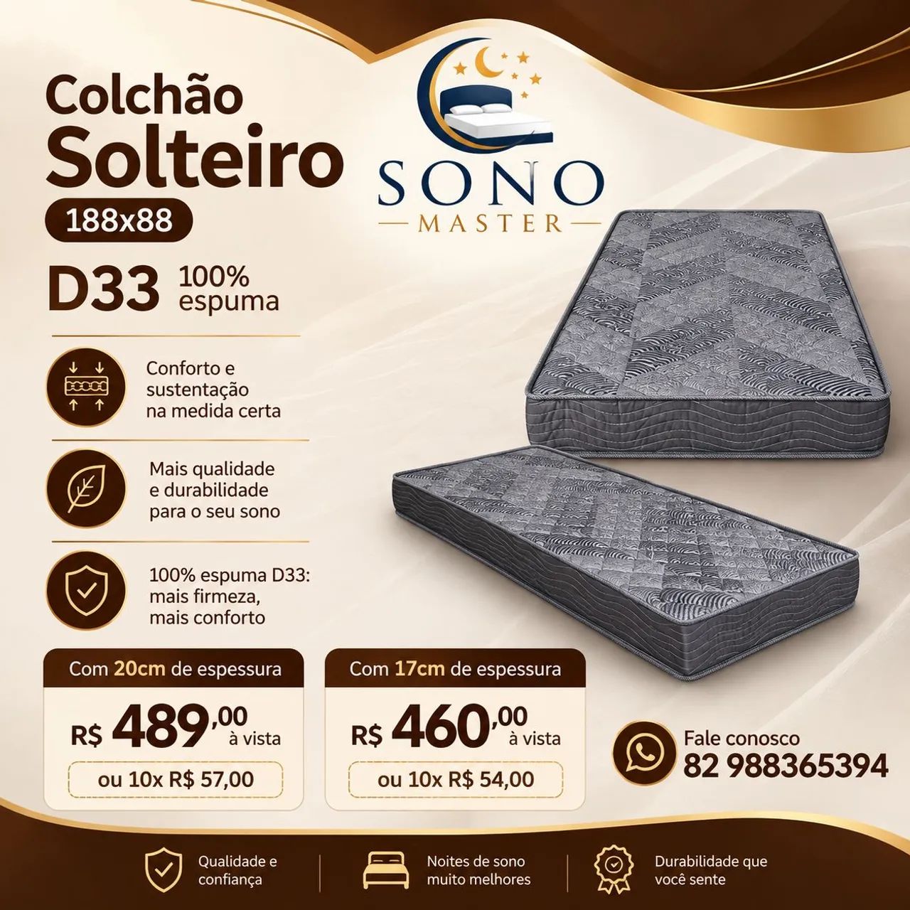 CAMAS E COLCHÕES 