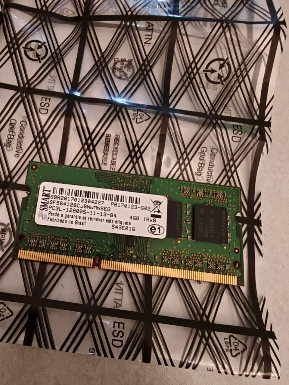 Memória mini PC 4gb