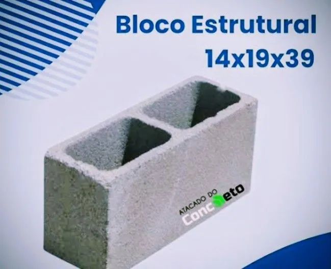 Bloco estrutural de cimento - Foto 2