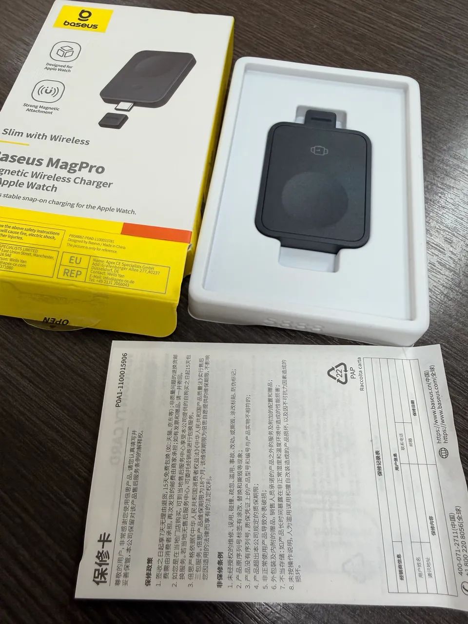 BASEUS APPLE WATCH MAGNETIC CARREGADOR - Foto 3