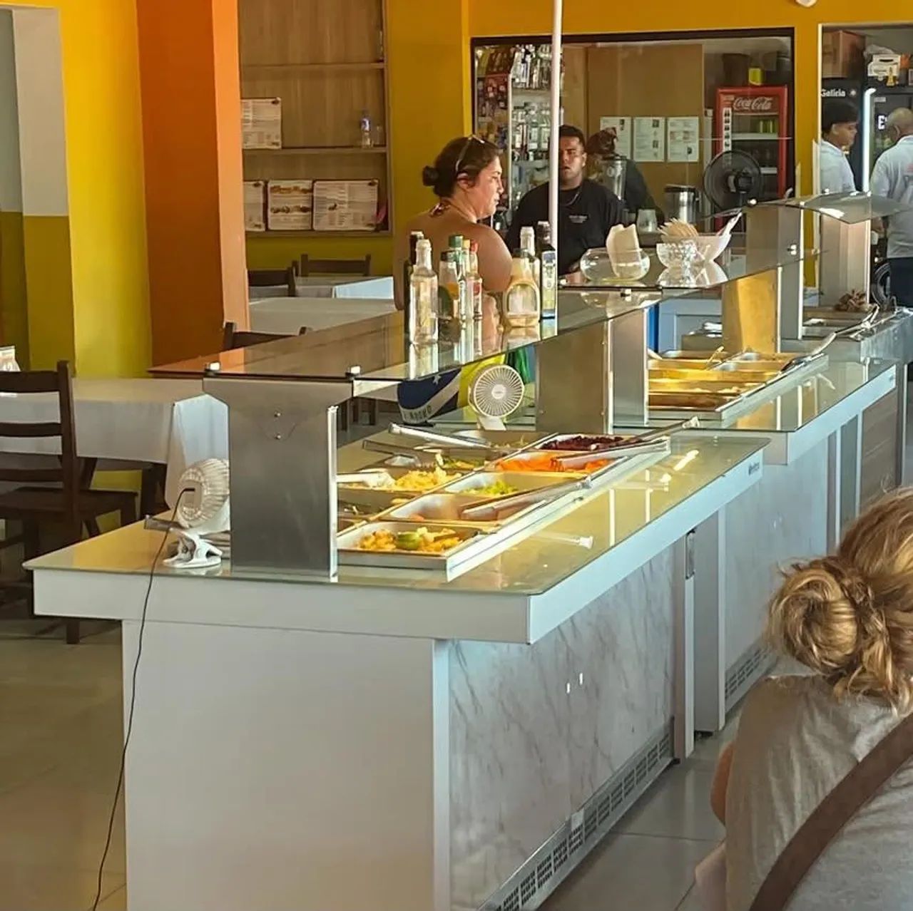 NZ. Buffet aquecido 2 metros até 10 cubas Gelopar 
