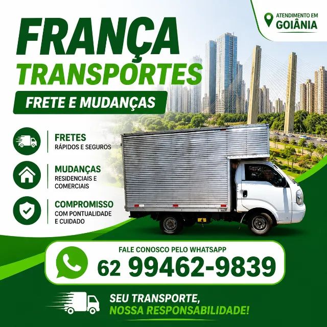 Fretes e Mudanças para Goiania, Anápolis e Brasília