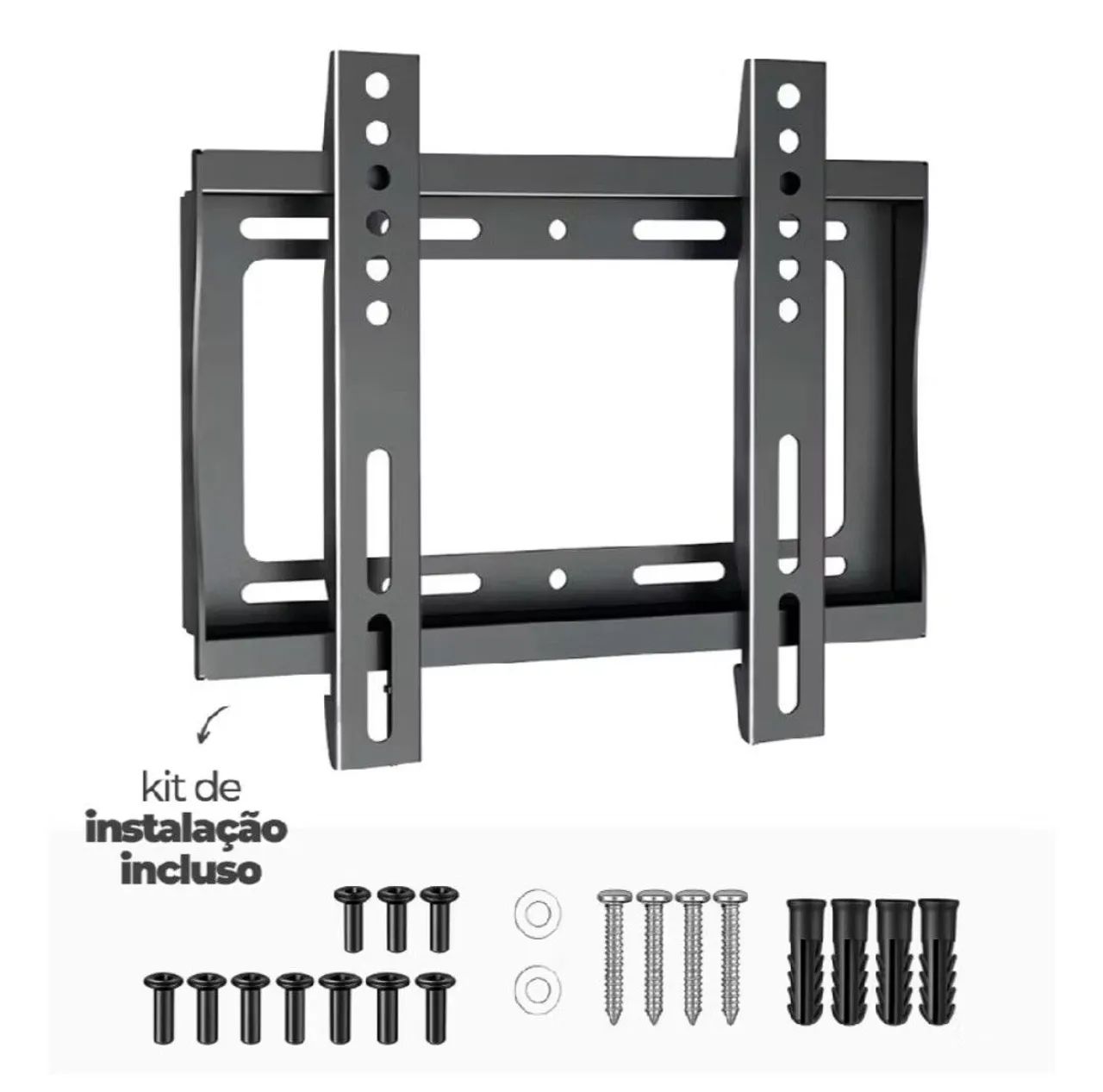 SUPORTE PARA TV MODELO PAINEL E PAREDE DE 24 A 63 POLEGADAS  - Foto 2