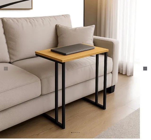 Mesa Lateral para Sofá - Industrial - Foto 3