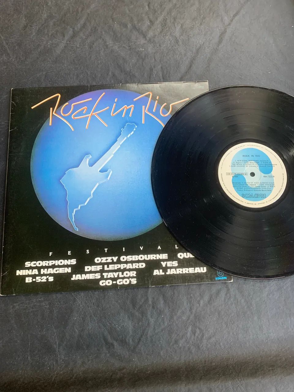 PRIMEIRO ROCK IN RIO1984/85 vinil 