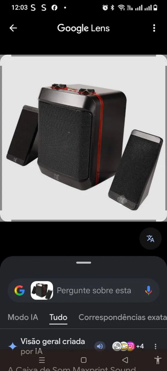 Vendo Caixa de som para saída de audio - Foto 2