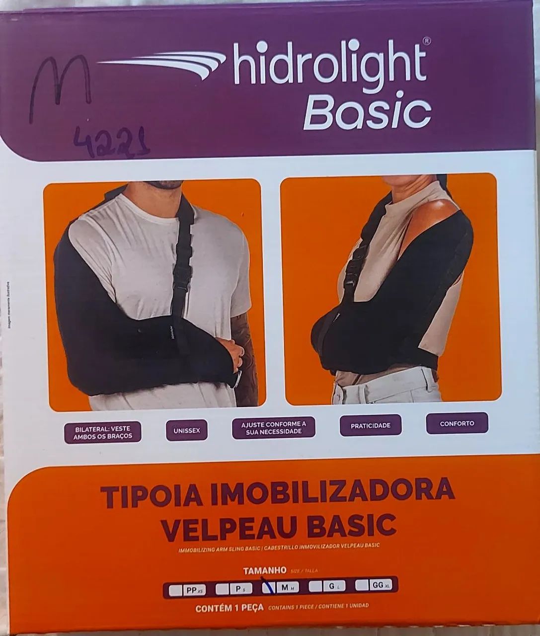 Tipoia imobilizadora Tamanho M