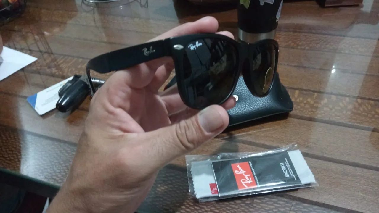Óculos Ray-Ban Wayfarer clássico - Foto 2