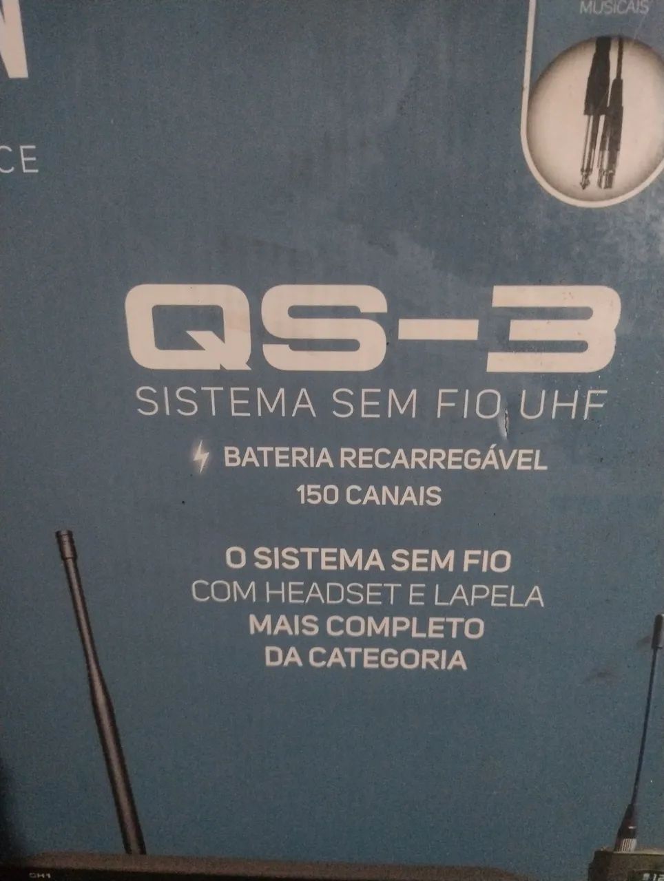 Sistema Sem Fio UHF Dylan QS-3 - Foto 3