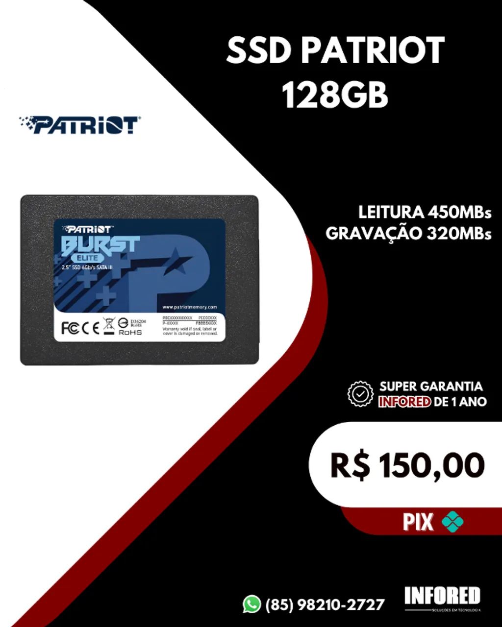 SSD Patriot 128GB