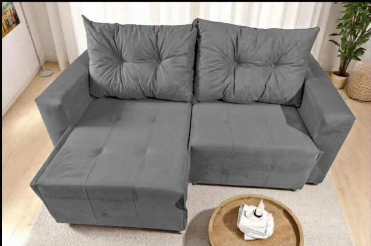 Oferta Imperdível! Sofá Retrátil 1,90m Moderno e Confortável por R$949,90 - Foto 5