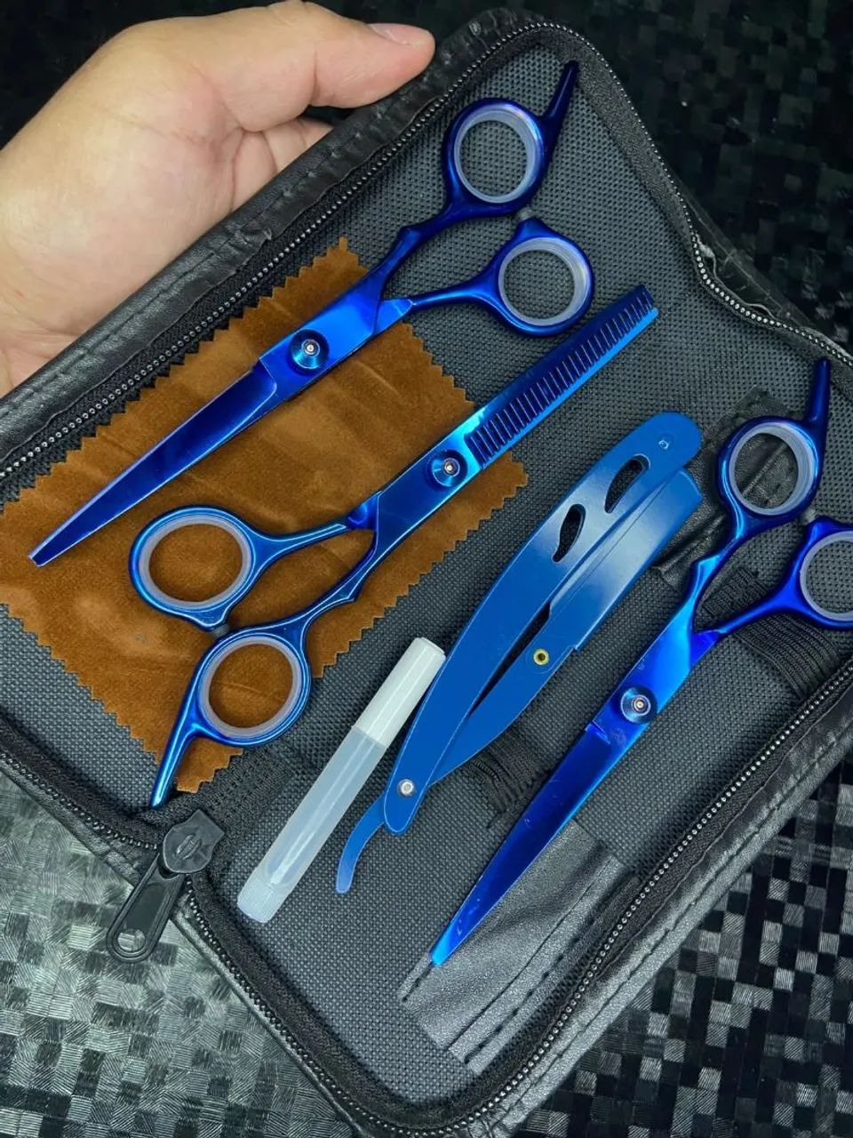 Kit 3 Tesouras com Navalha Yang Lie - Foto 2