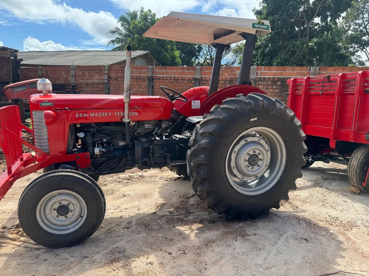Trator massey ferguson 65x anúncio real  - Foto 5