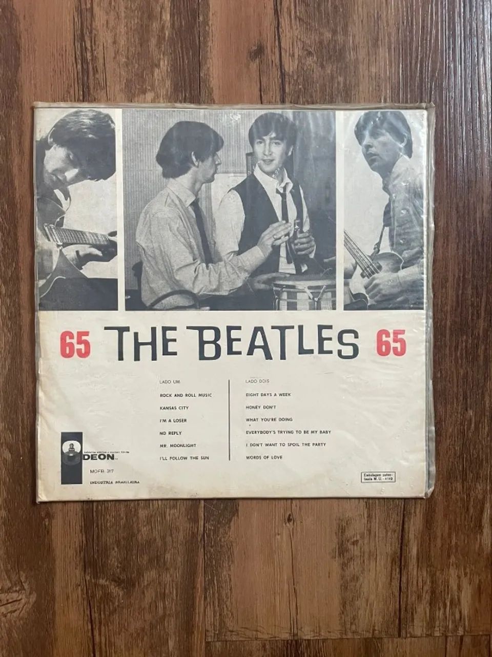 Vinil The Beatles 65 Odeon Original Brasil - Foto 2