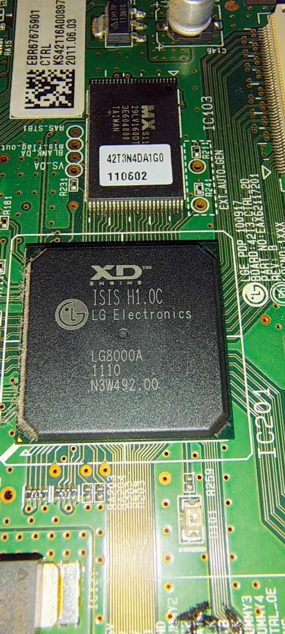 PLACA PLASMA LG 42PT250BT TCON EAX62117201 - Foto 4