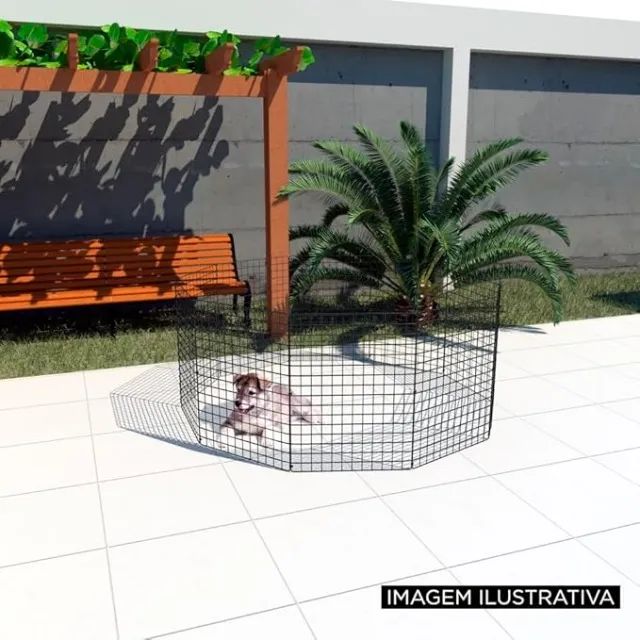 Cercado Pet 60x80cm (10 Telas) - Para Cães até Médio Porte - Novo/Lacrado - Foto 4